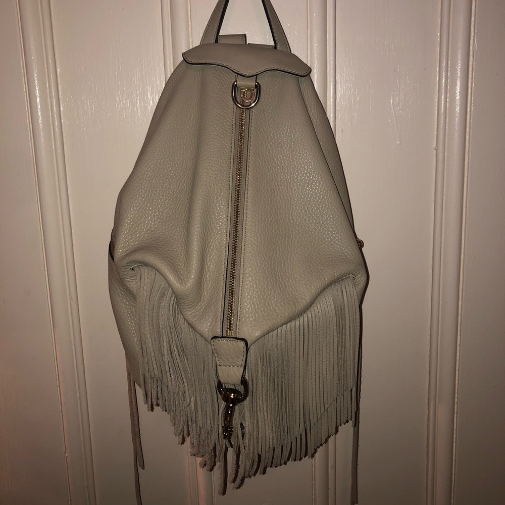 Rebecca Minkoff Julian Fringe Leather Backpack